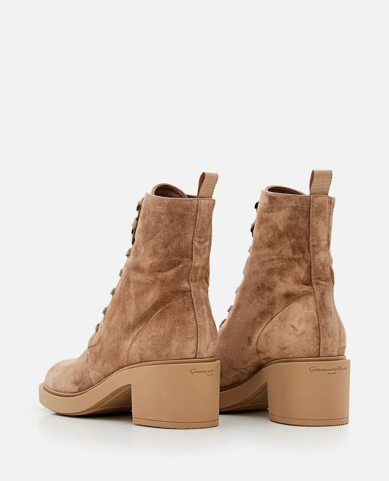 FOSTER LACE-UP SUEDE BOOTS