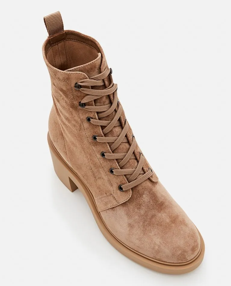 FOSTER LACE-UP SUEDE BOOTS