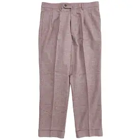 FRESH Wool 2 Pleates Chino Pants In Rose