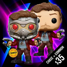 Funko Pop! Guardians of the Galaxy V2: Star-Lord (Chase + Common)