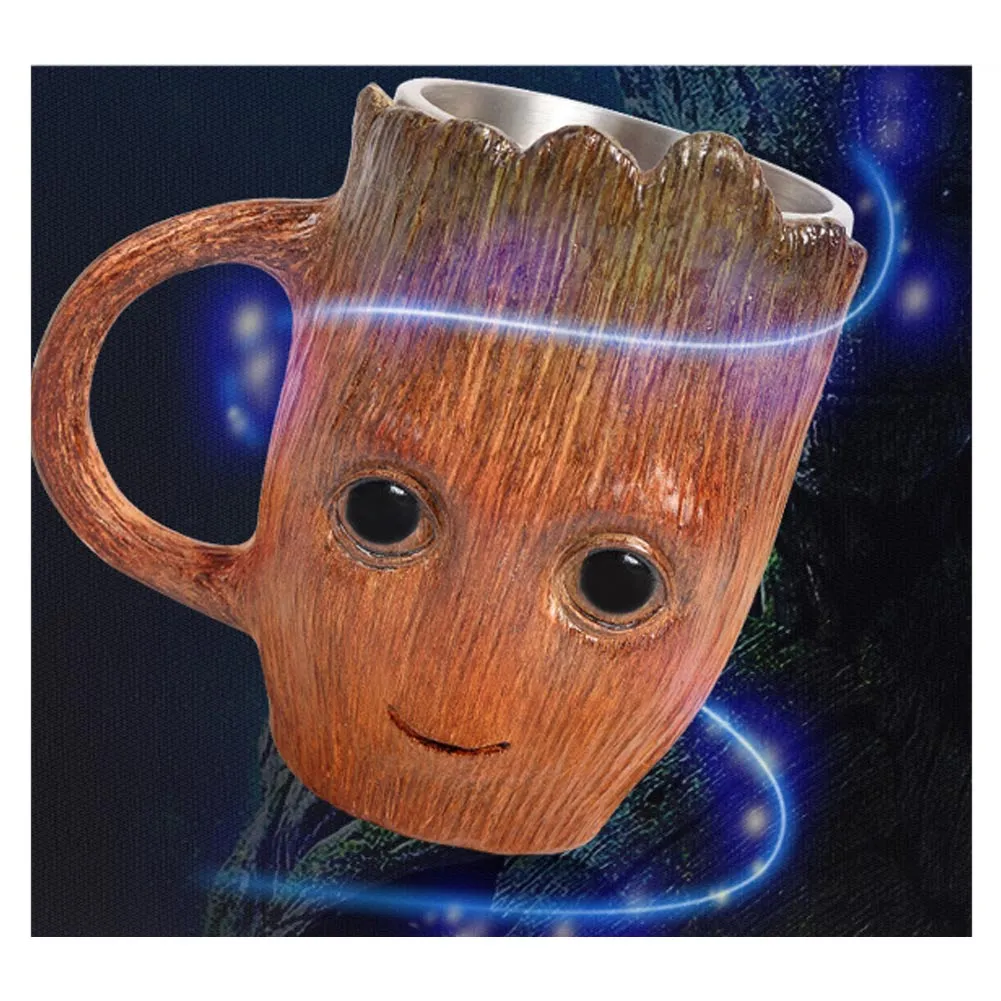 Groot Guardians of the Galaxy Vol. 3 Cosplay Cups stainless steel Beer Tea Coffee Milk Water Cup Kitchen Bar Drinkware for Kitch