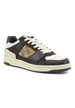 GUESS Sneaker Basket Ox Uomo Beige Brown FMJSAWFAP12