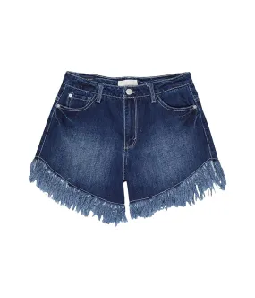 HABITUAL girl Mid-Rise Fringe Shorts (Big Kids)