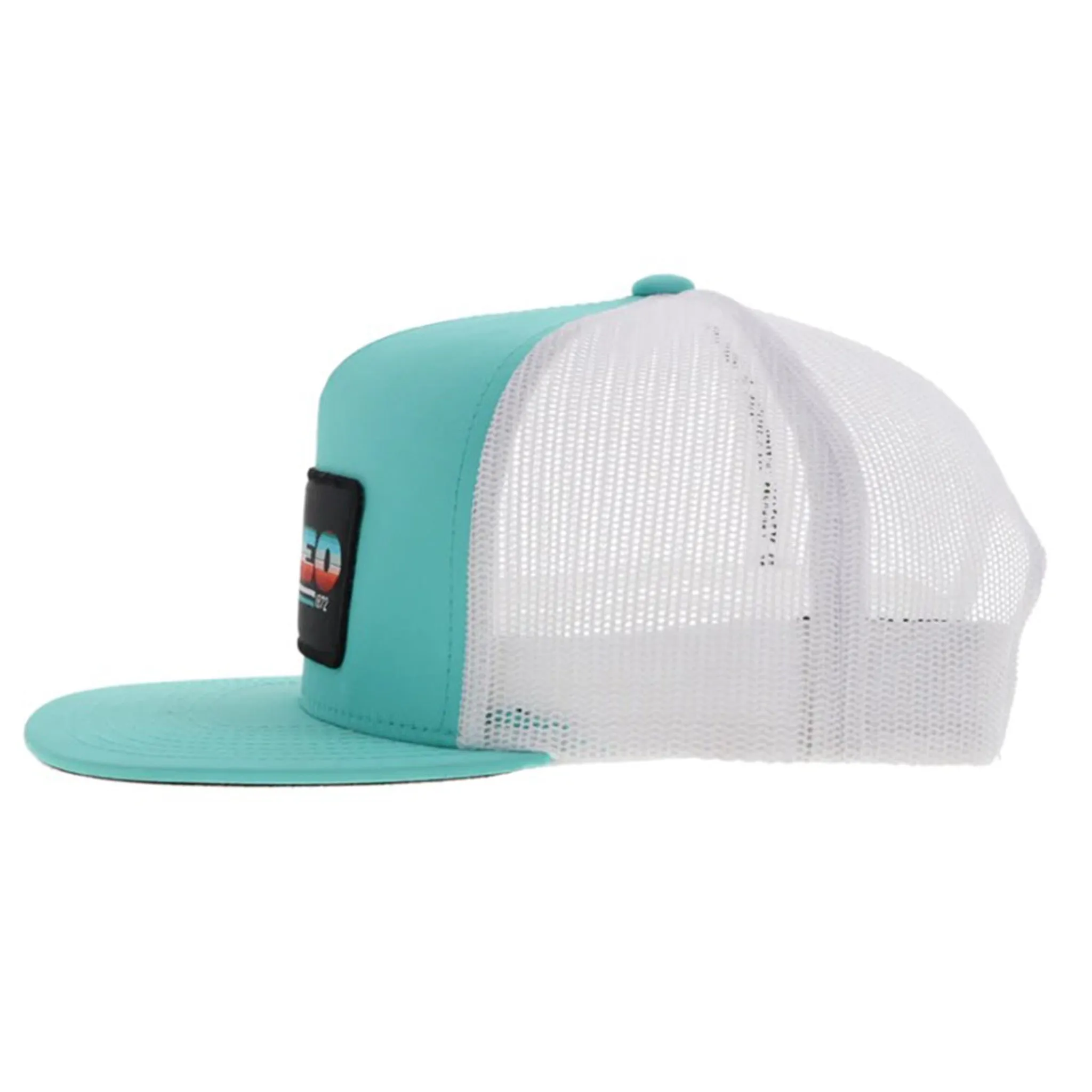 Hooey Turquoise/White Serape Rodeo Cap