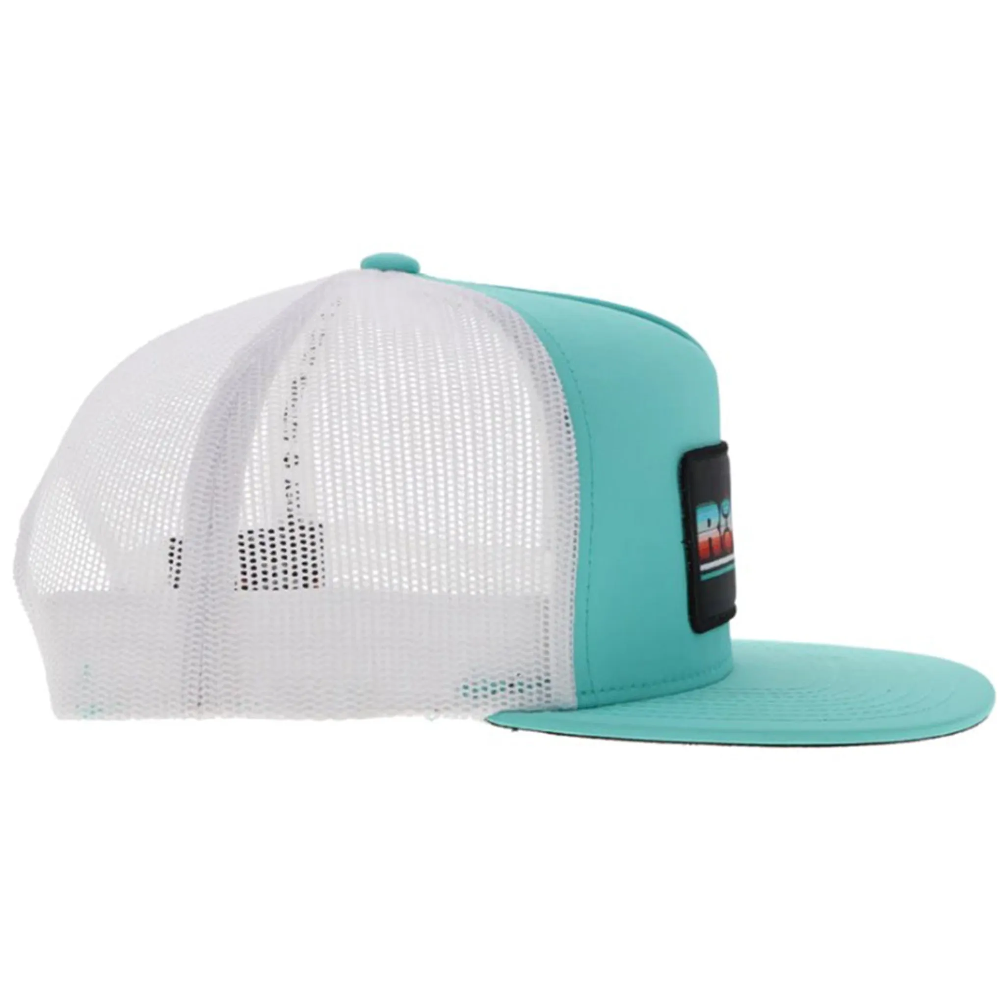 Hooey Turquoise/White Serape Rodeo Cap