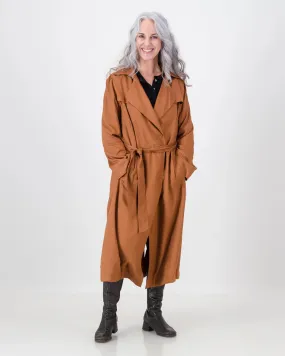 ilsa trench coat - rust