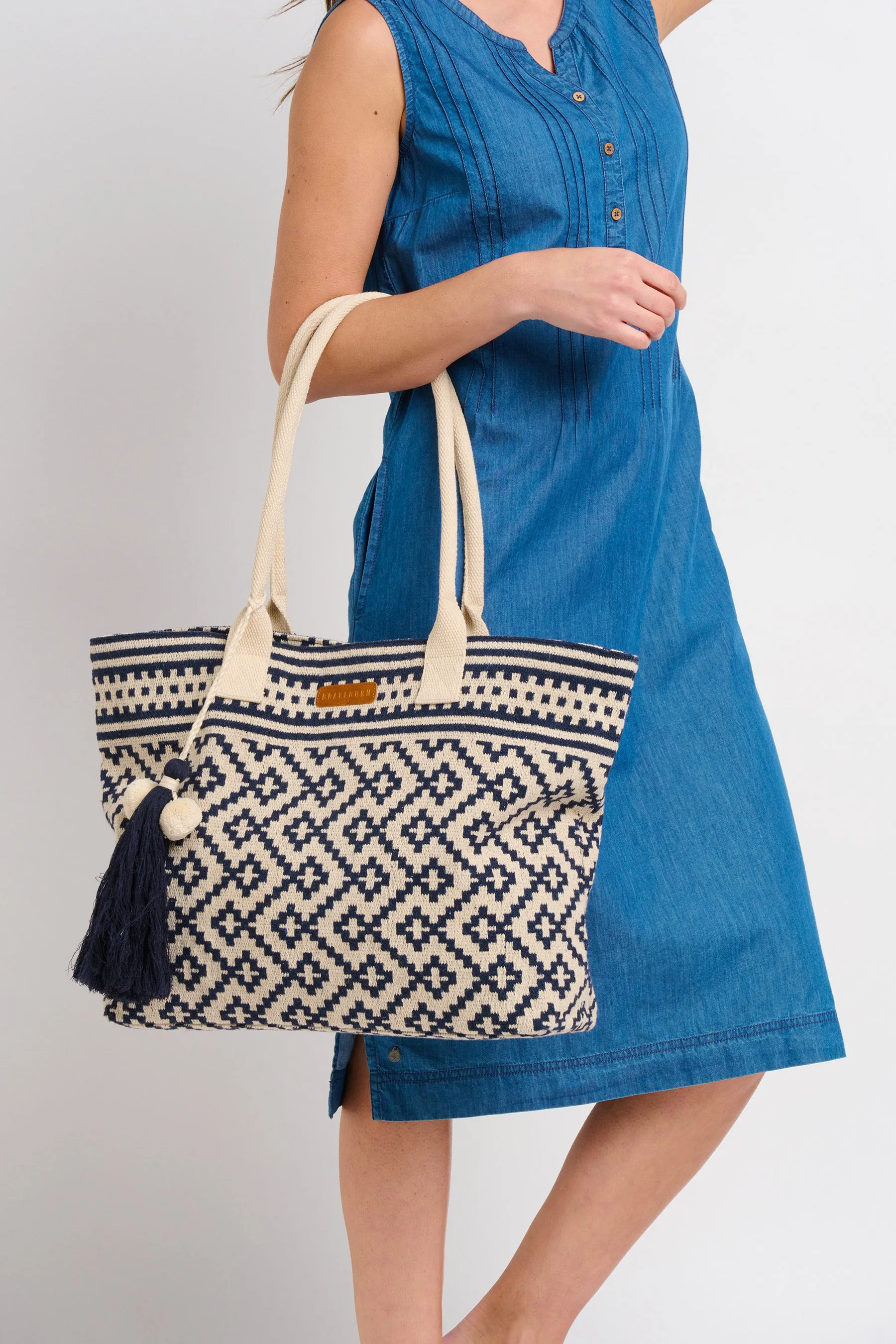 Jacquard Beach Bag