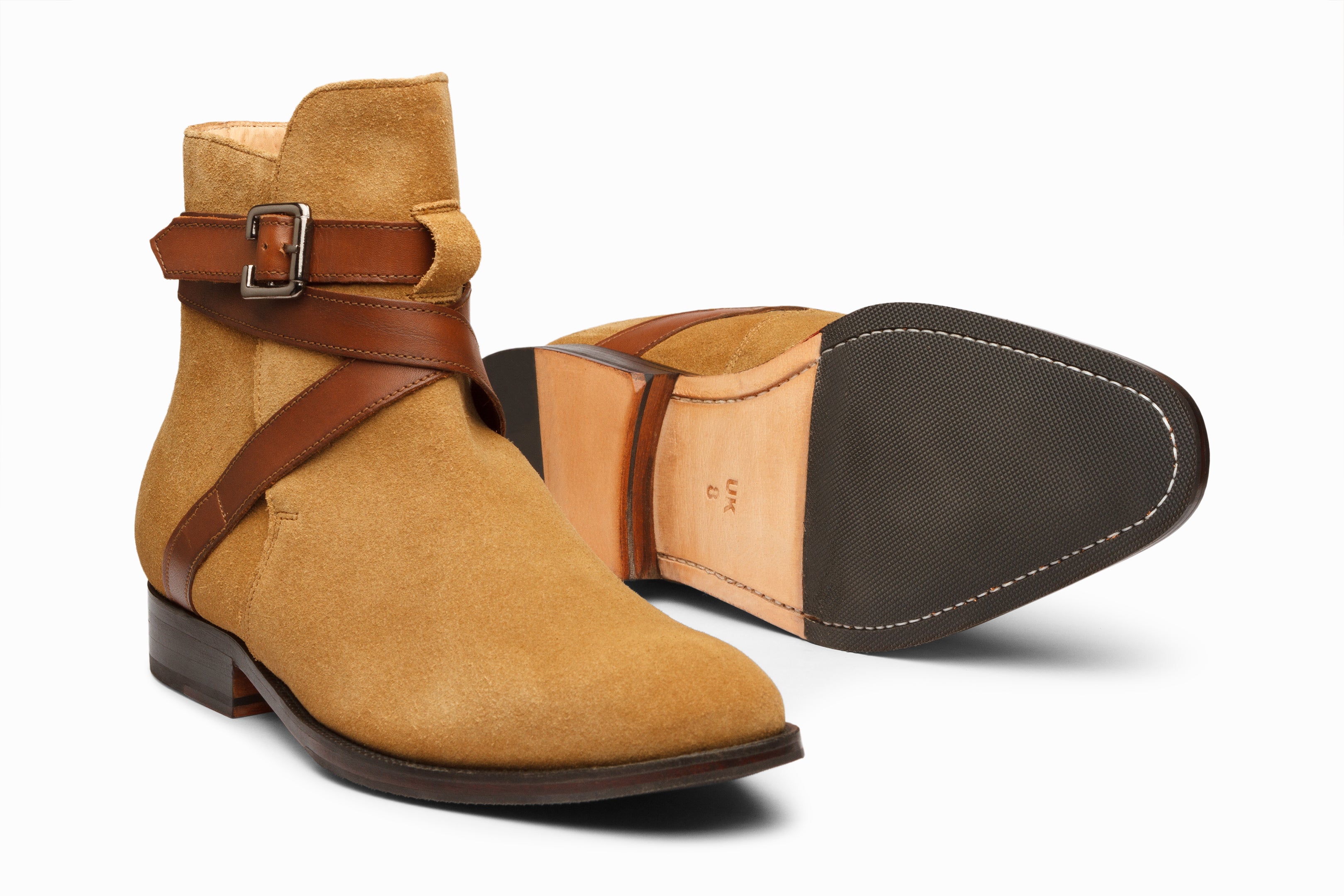 Jodhpur Boot - Camel Suede