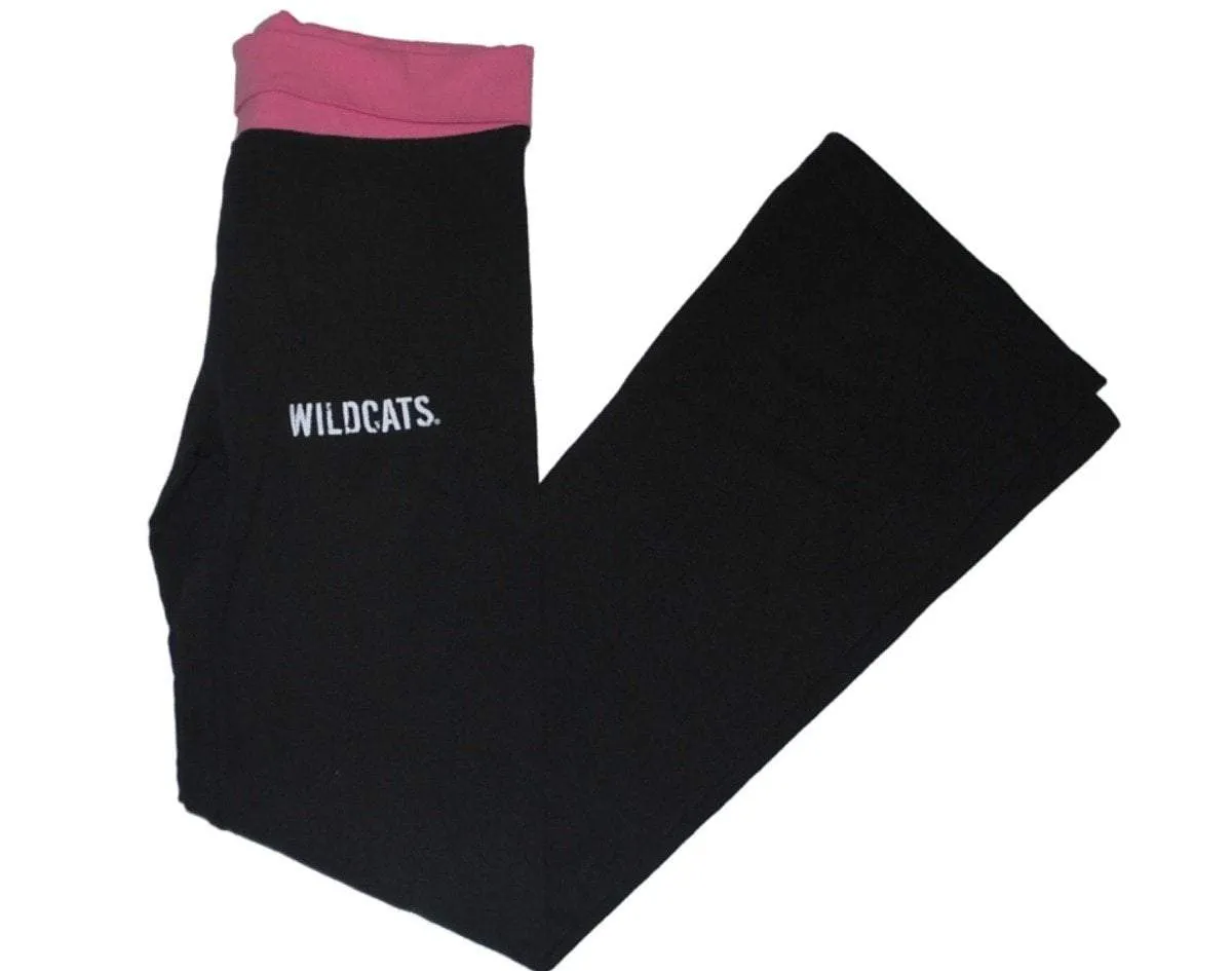 Kansas State Wildcats Soffe Womens Pink Black Yoga Pants (S)