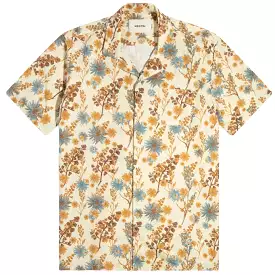 KESTIN Crammond Shirt in Ecru Thistle Print