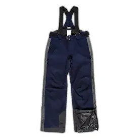 Kilian ski pants in laminated virgin wool (dark blue)