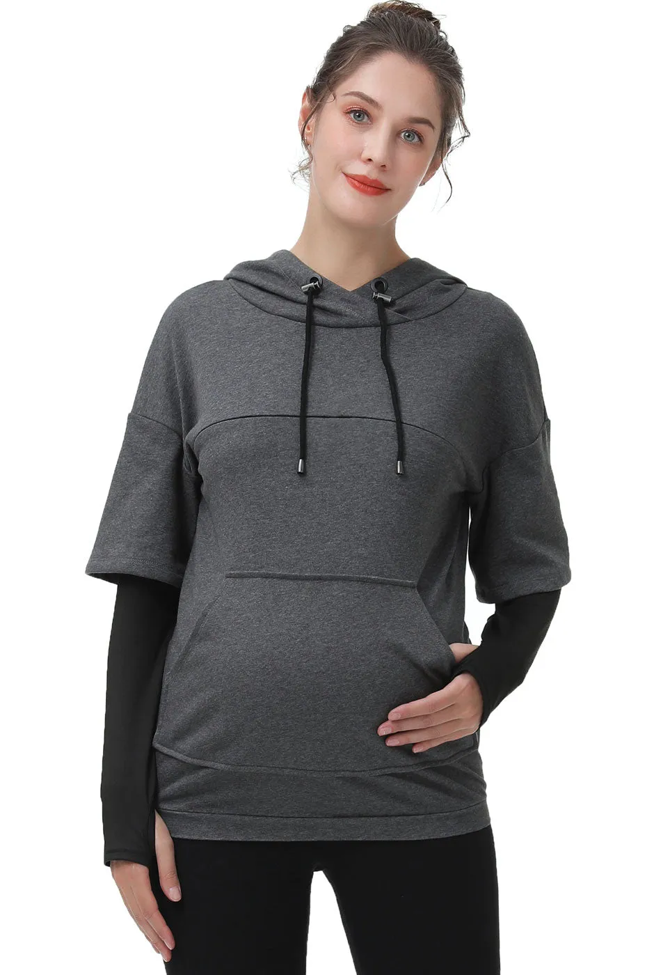 Kimi + Kai Maternity Bobo Nursing Performance Hoodie