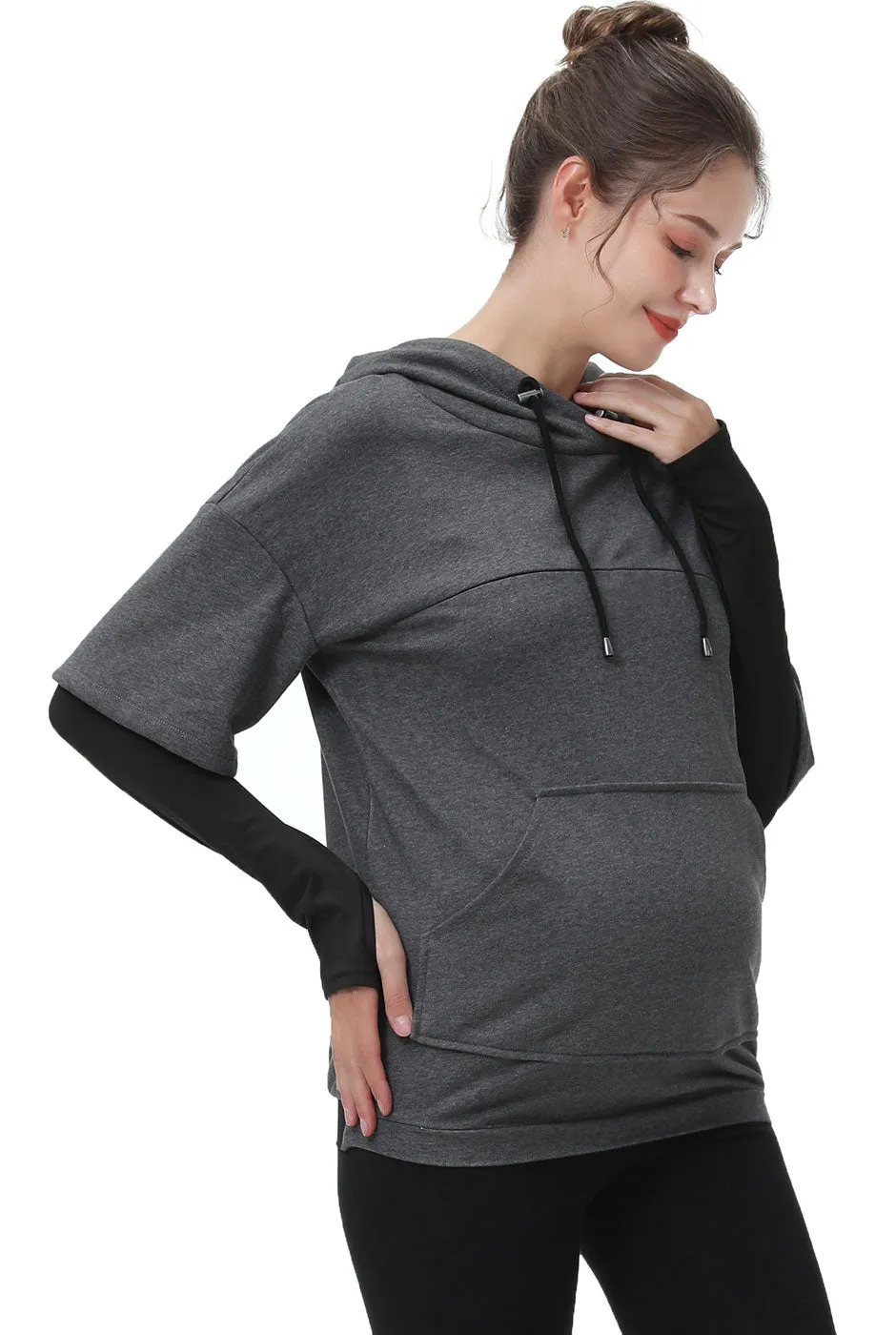 Kimi + Kai Maternity Bobo Nursing Performance Hoodie