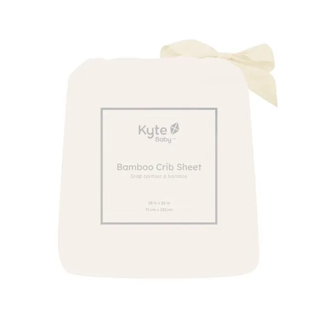 Kyte Baby Crib Sheet in Ecru