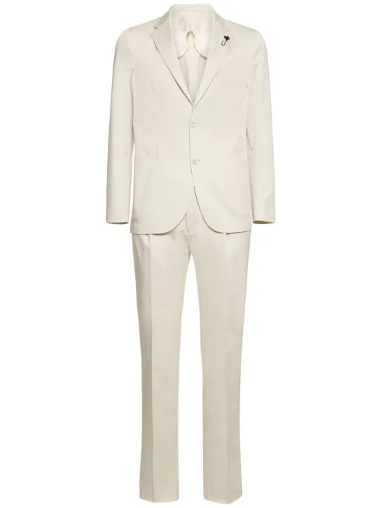 Lardini   Stretch cotton evening suit 