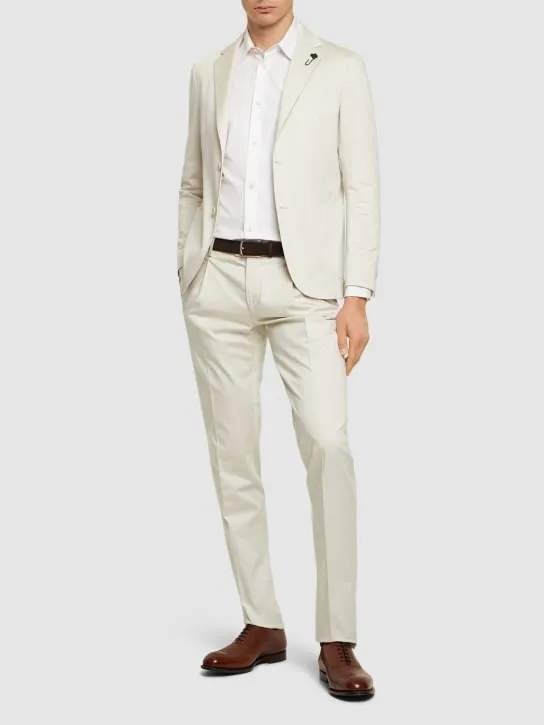 Lardini   Stretch cotton evening suit 