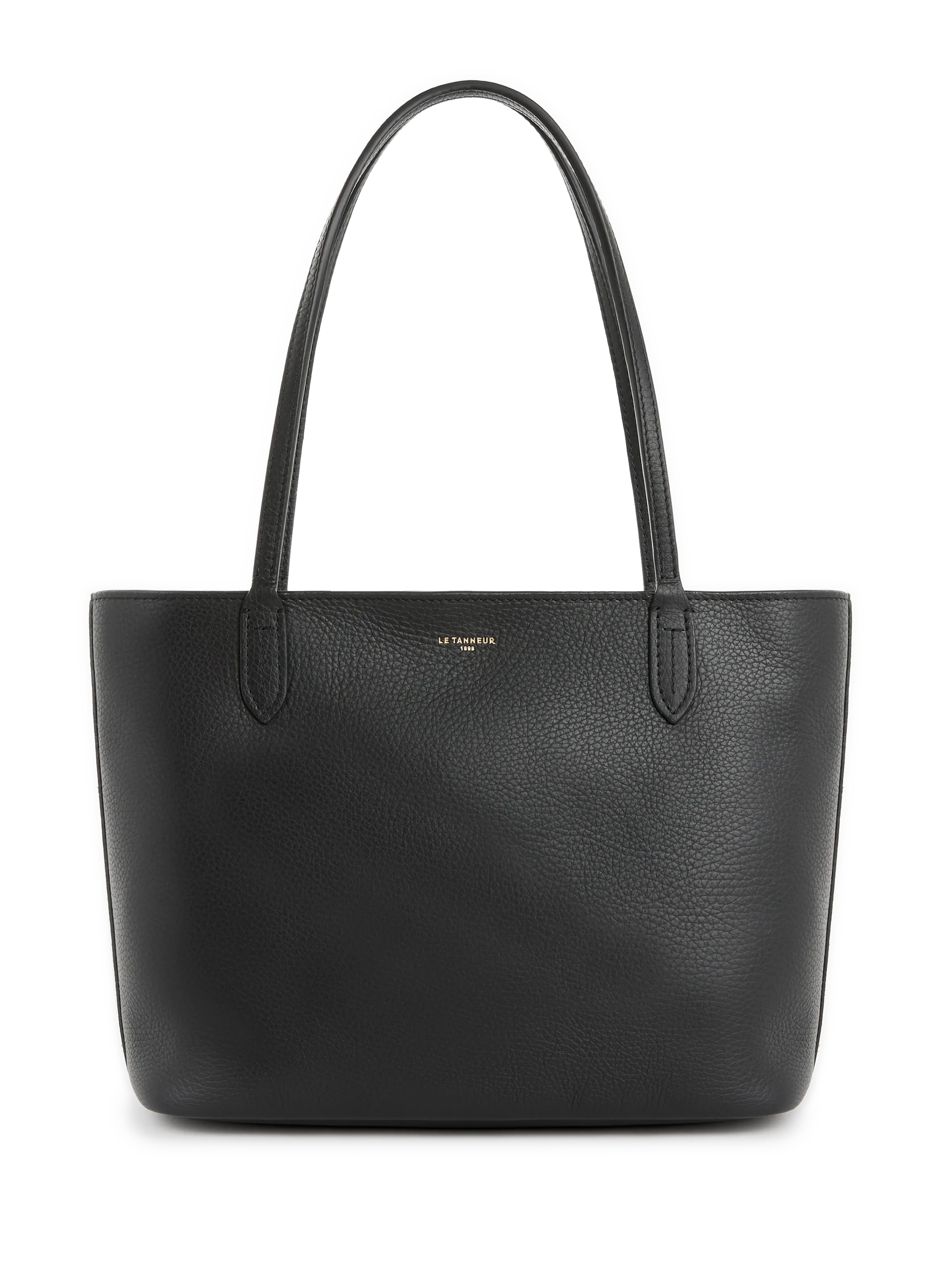 LE TANNEUR  Louise small leather tote bag - Black