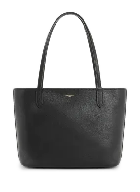 LE TANNEUR  Louise small leather tote bag - Black