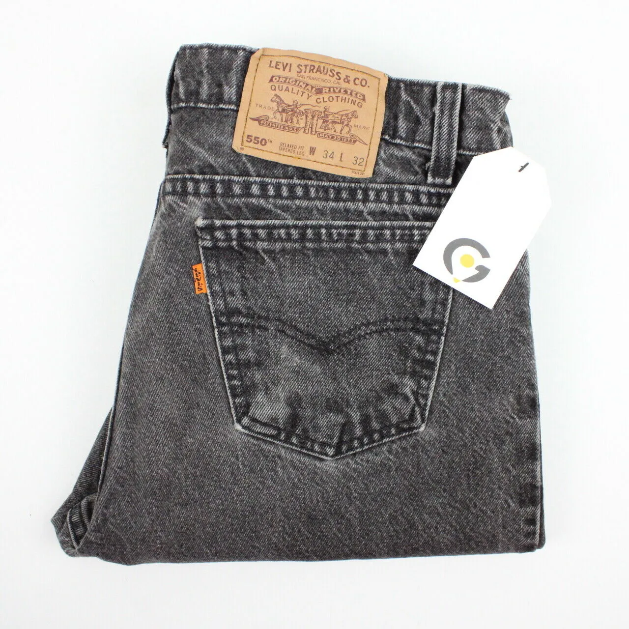 LEVIS 550 Jeans Black Charcoal | W34 L32