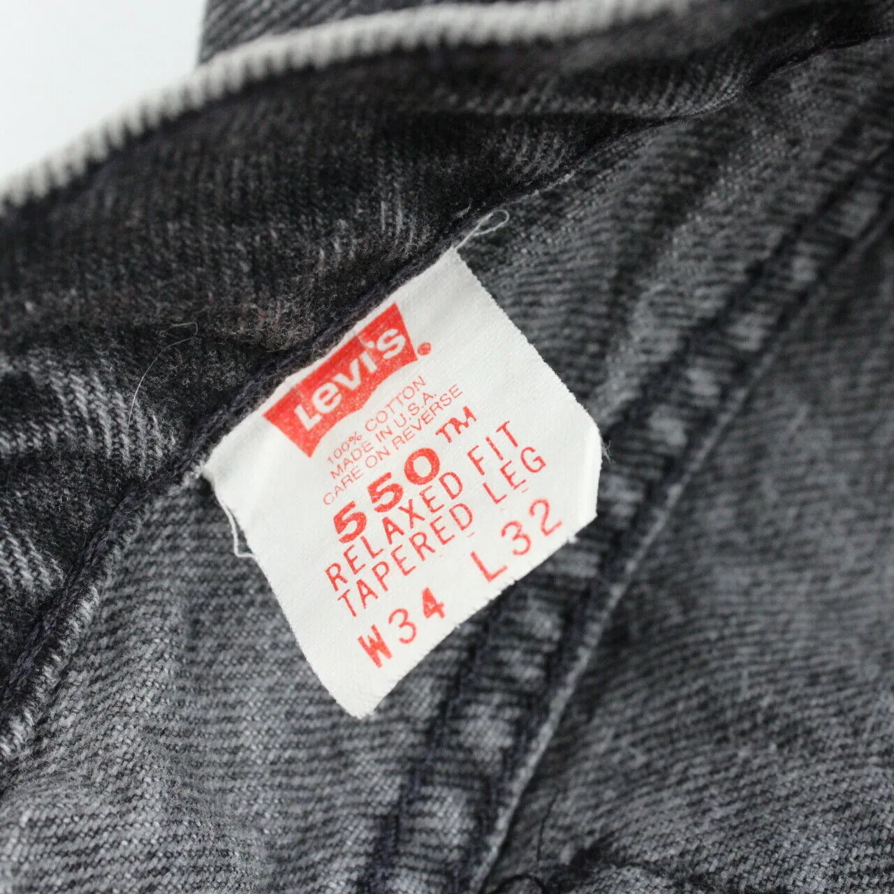 LEVIS 550 Jeans Black Charcoal | W34 L32