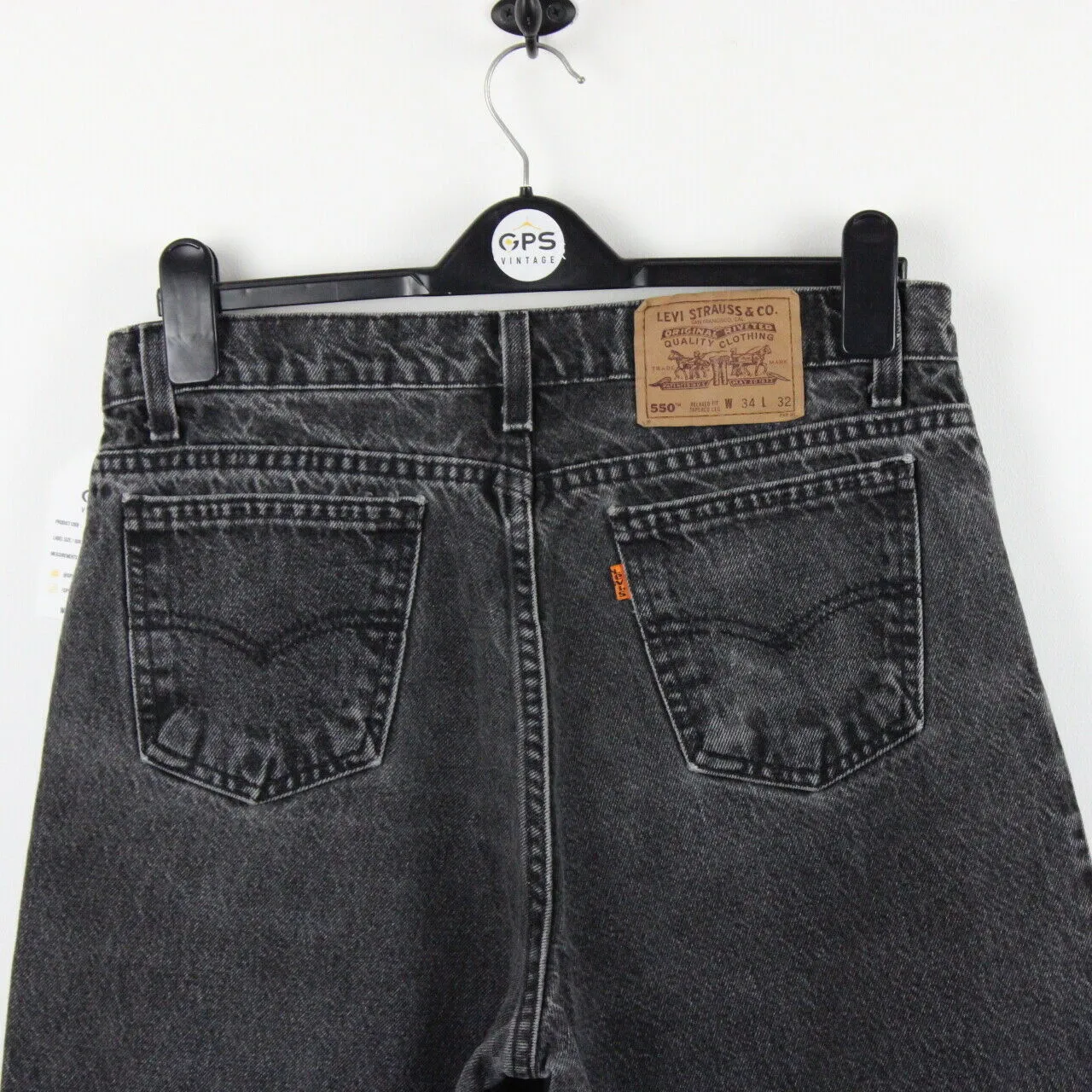 LEVIS 550 Jeans Black Charcoal | W34 L32