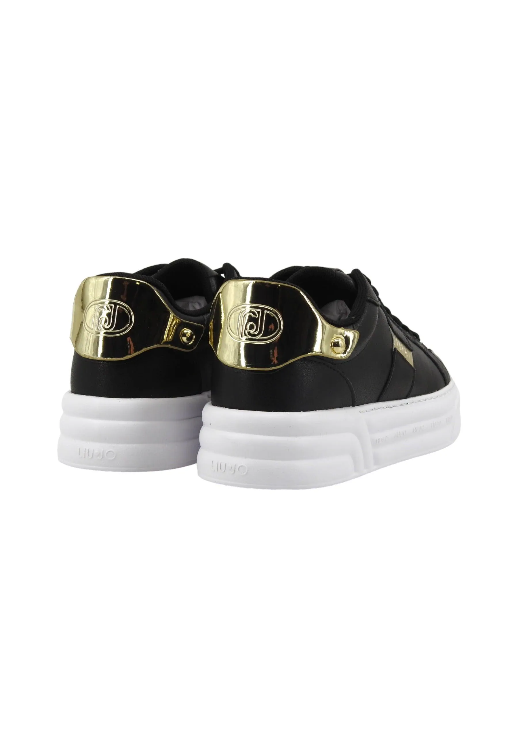 LIU JO Cleo 29 Sneaker Donna Black Gold BA4017PX179