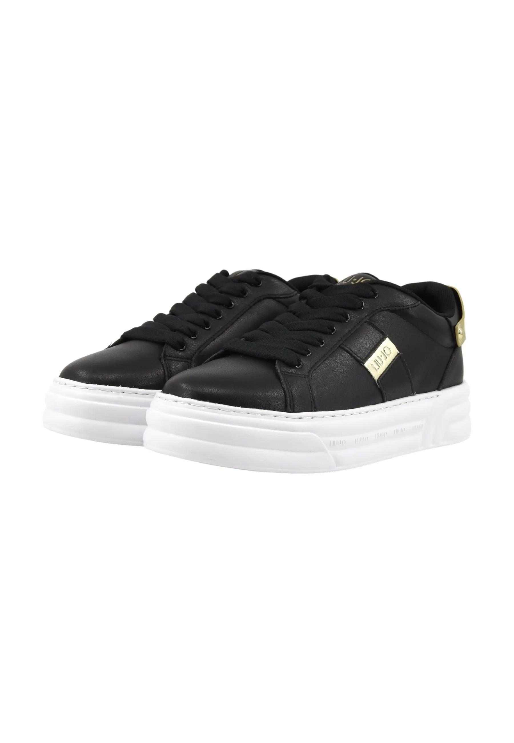 LIU JO Cleo 29 Sneaker Donna Black Gold BA4017PX179