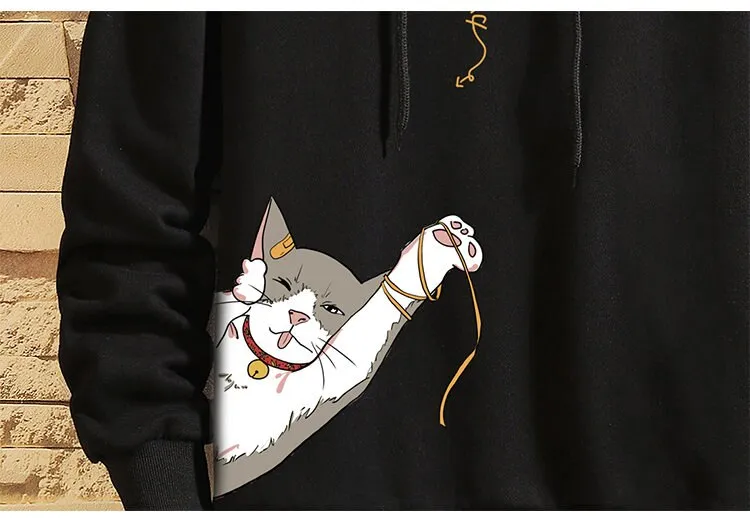 Lucky Chinese Cat Hoodie