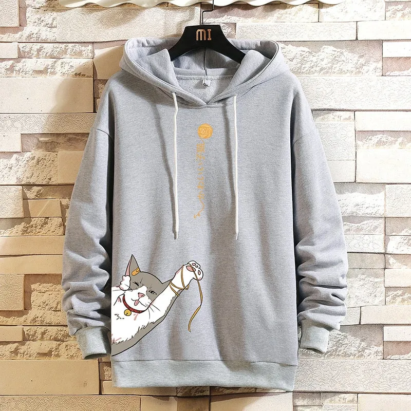 Lucky Chinese Cat Hoodie