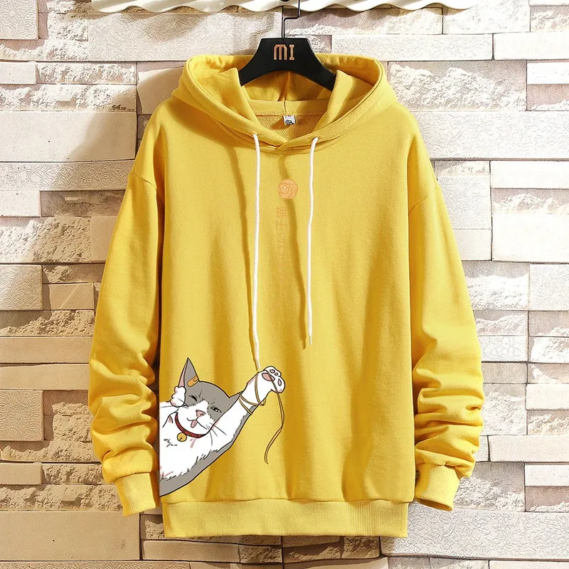 Lucky Chinese Cat Hoodie