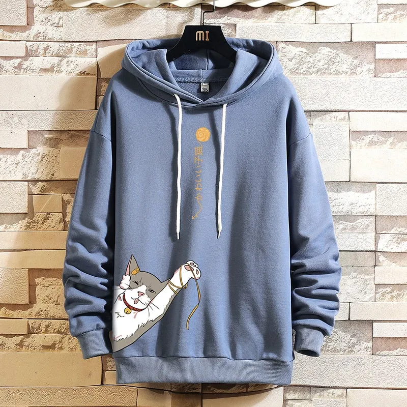 Lucky Chinese Cat Hoodie