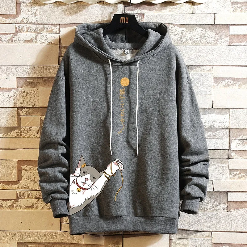 Lucky Chinese Cat Hoodie