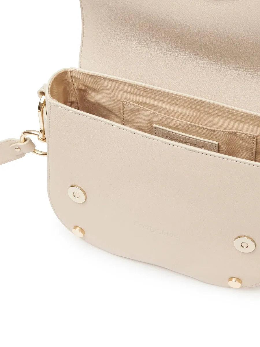 Mara Crossbody Bag in Cement Beige