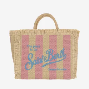 Mc2 Saint Barth    Mc2 Saint Barth Colette Tote Bag With Striped Pattern