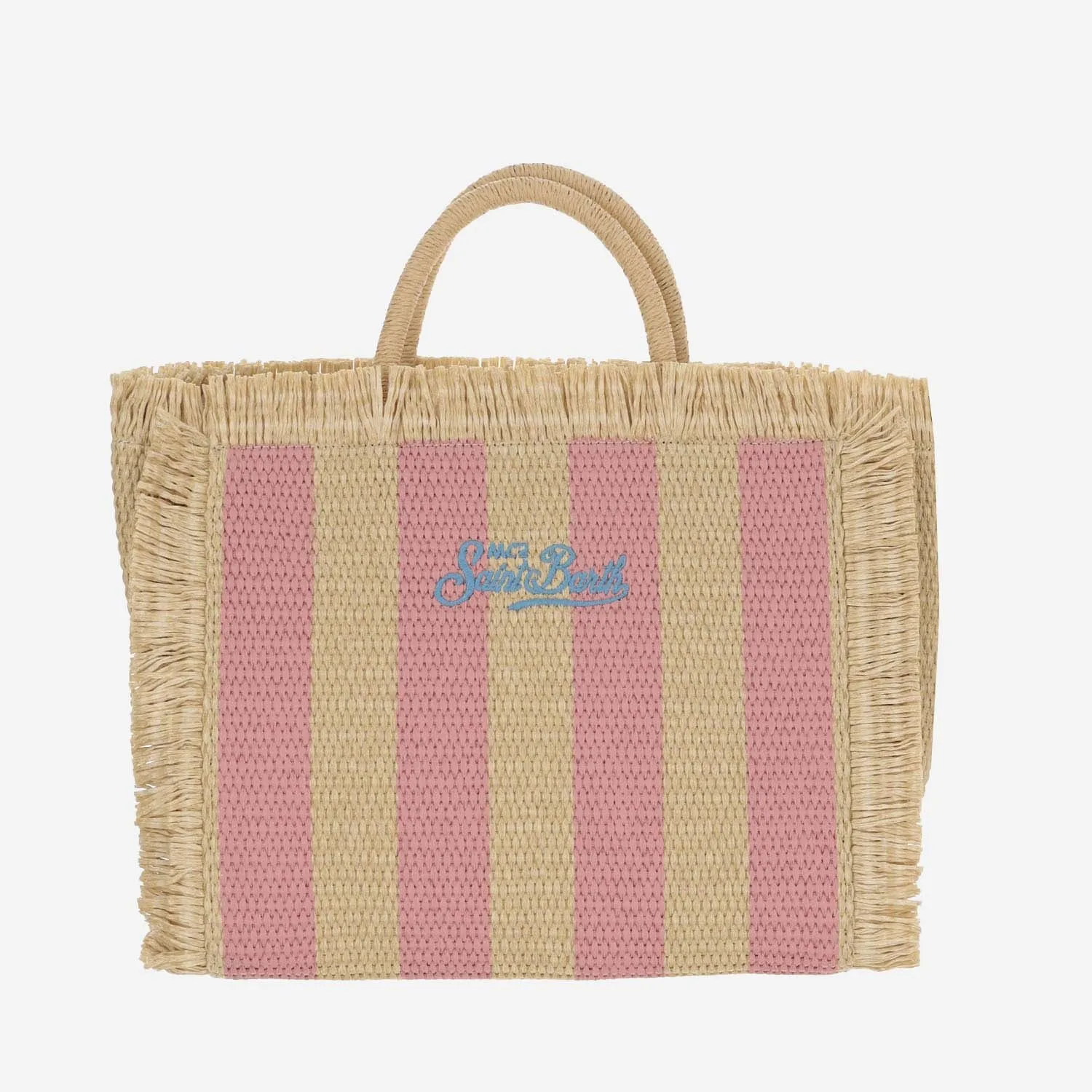 Mc2 Saint Barth    Mc2 Saint Barth Colette Tote Bag With Striped Pattern