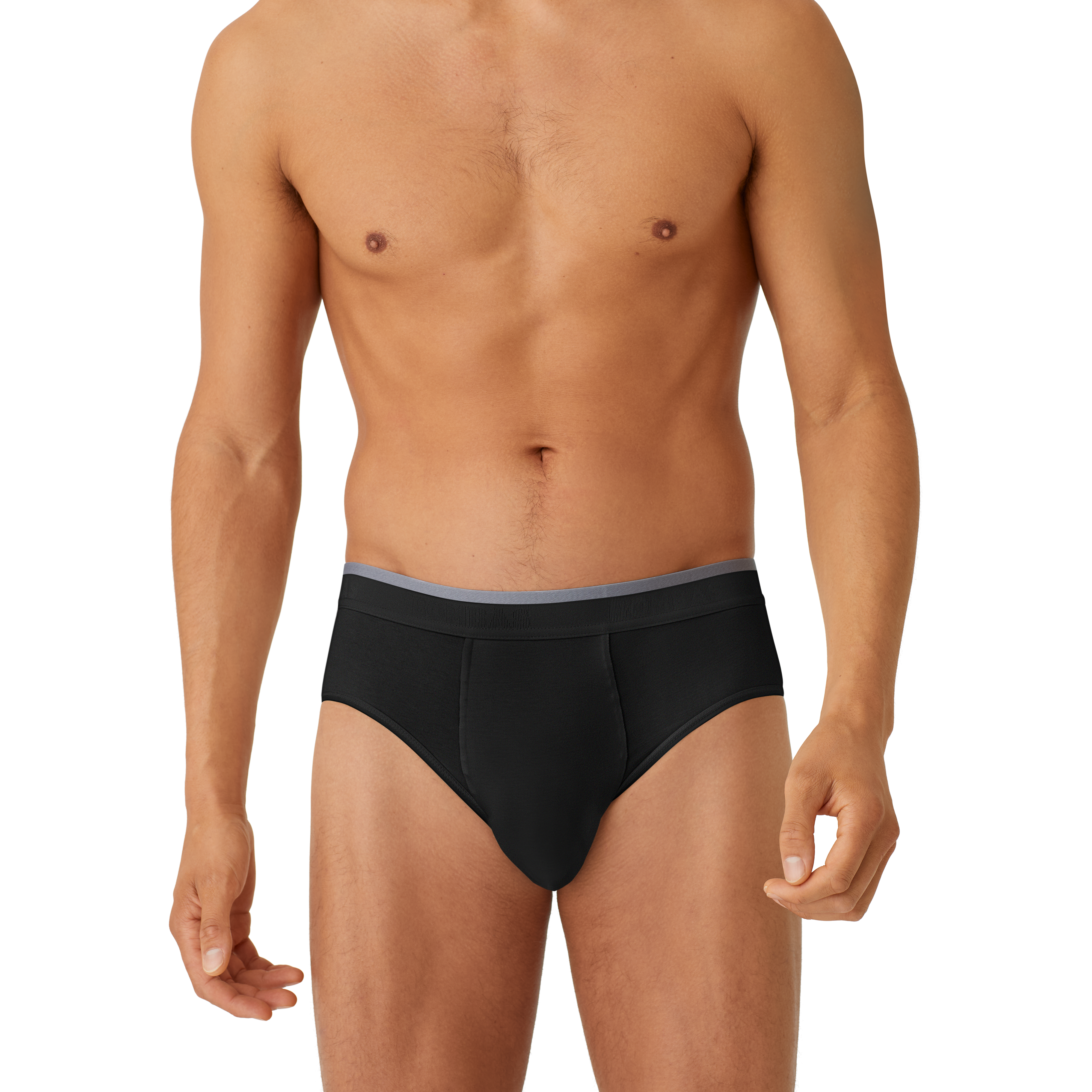 Men's Cotton Modal Blend Flyless Brief