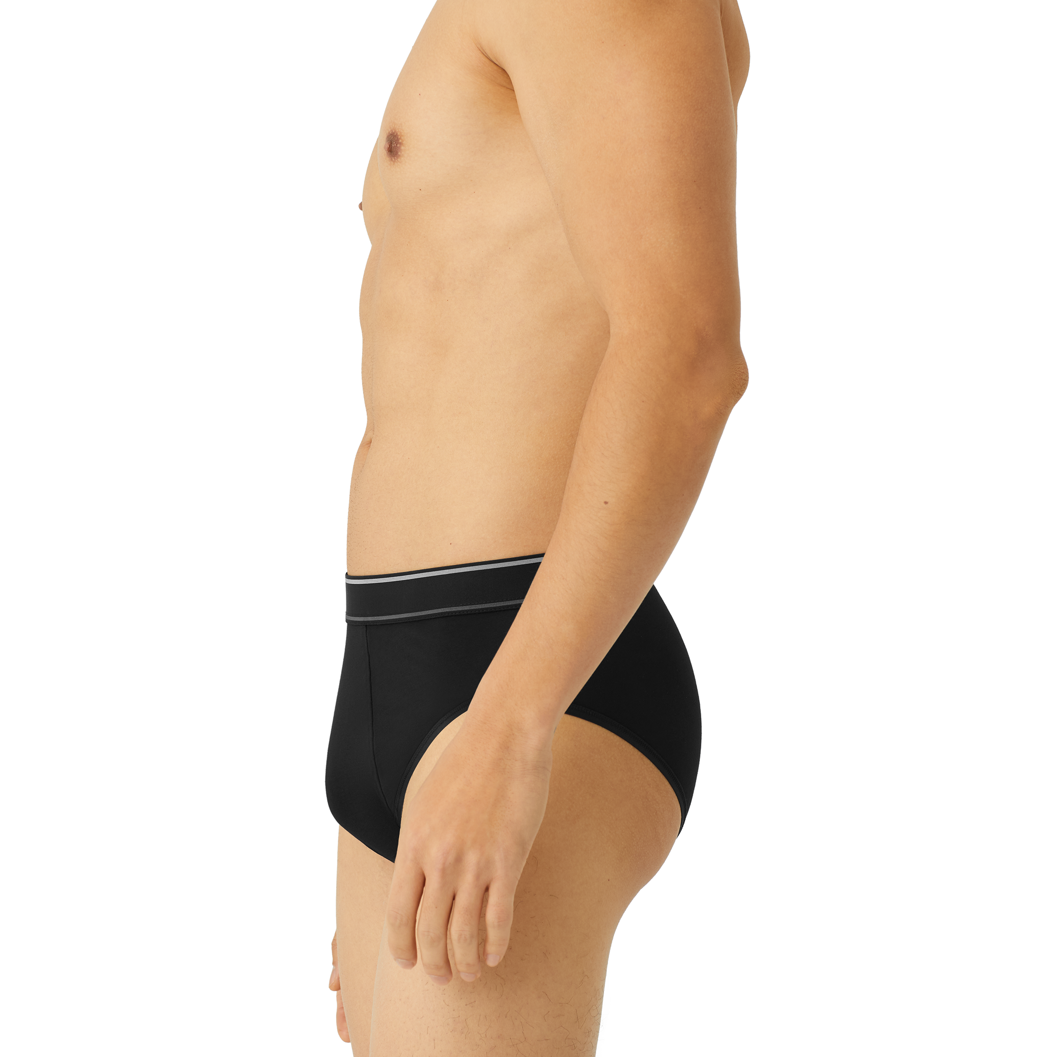 Men's Cotton Modal Blend Flyless Brief