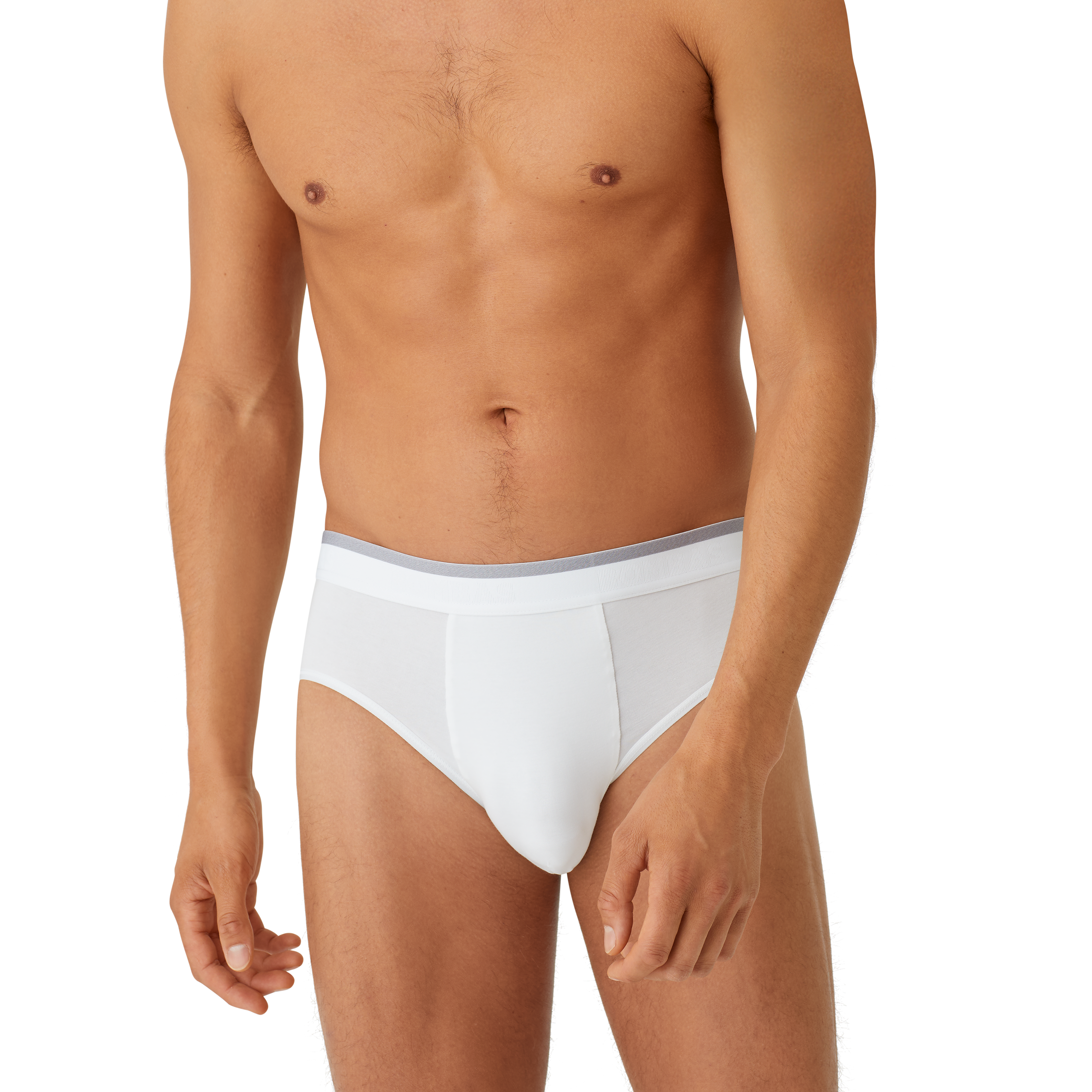 Men's Cotton Modal Blend Flyless Brief