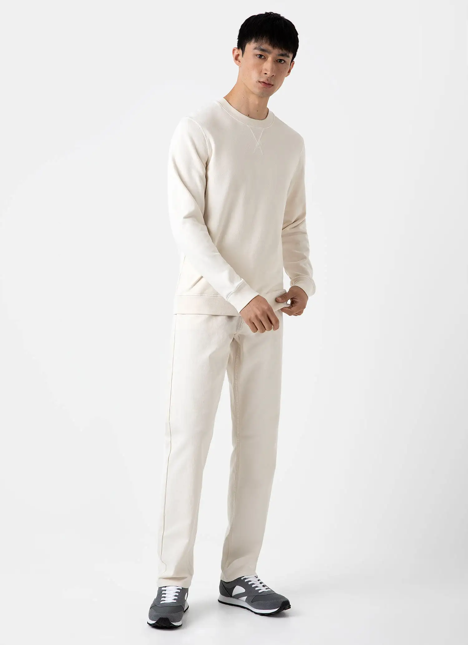 Men's Undyed Loopback Sweatshirt in Undyed