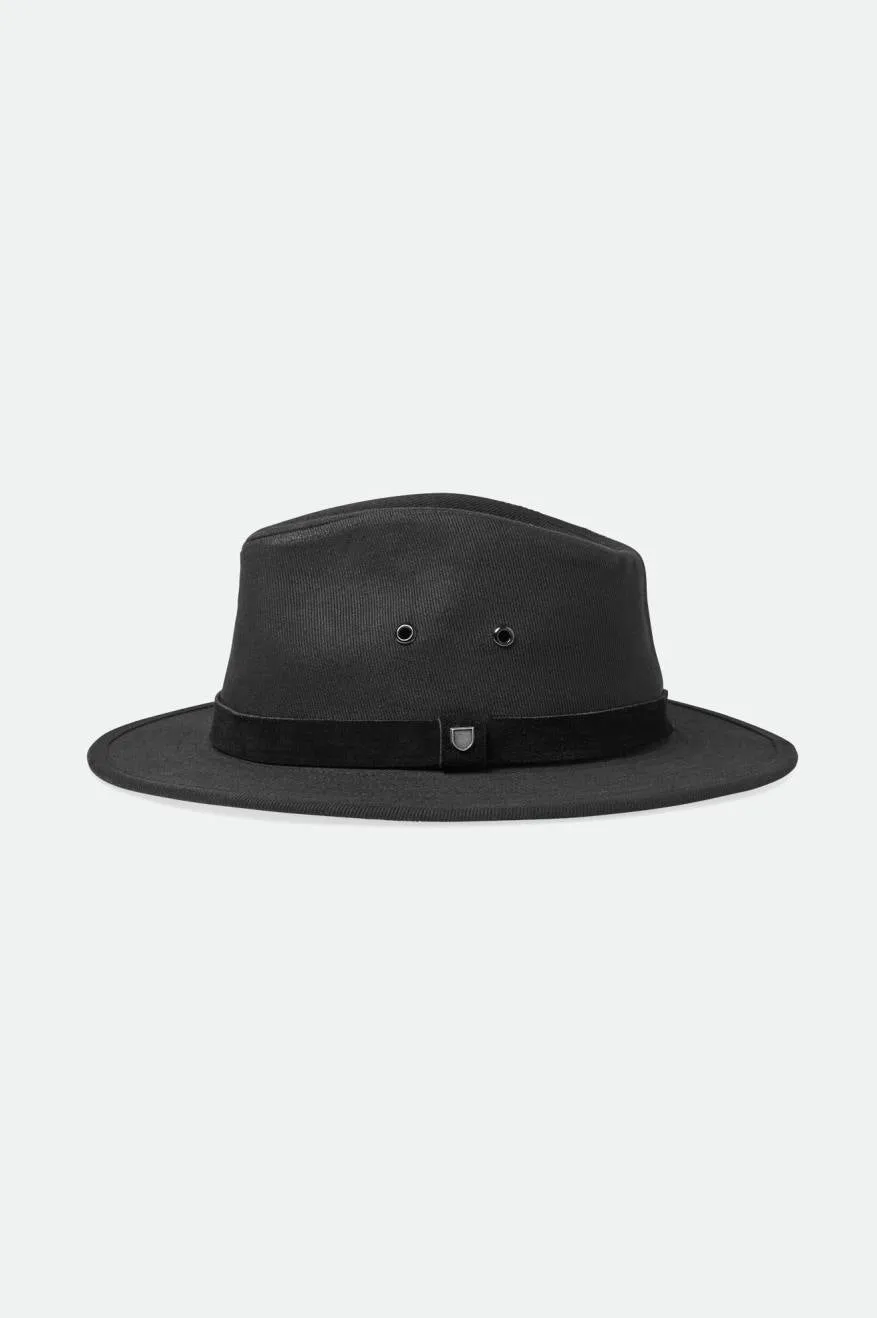 Messer Adventure Fedora - Black/Black