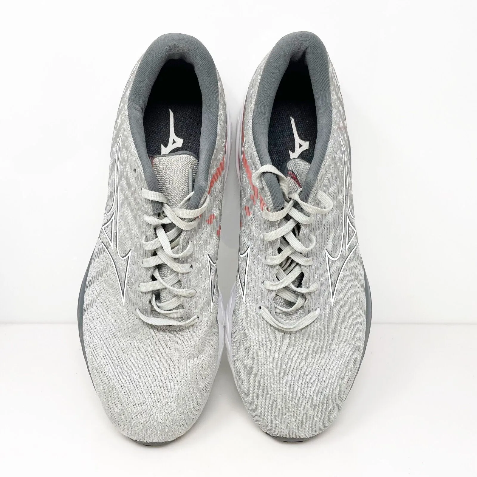 Mizuno Mens Wave Inspire 19 411395 HM00 Gray Running Shoes Sneakers Size 10