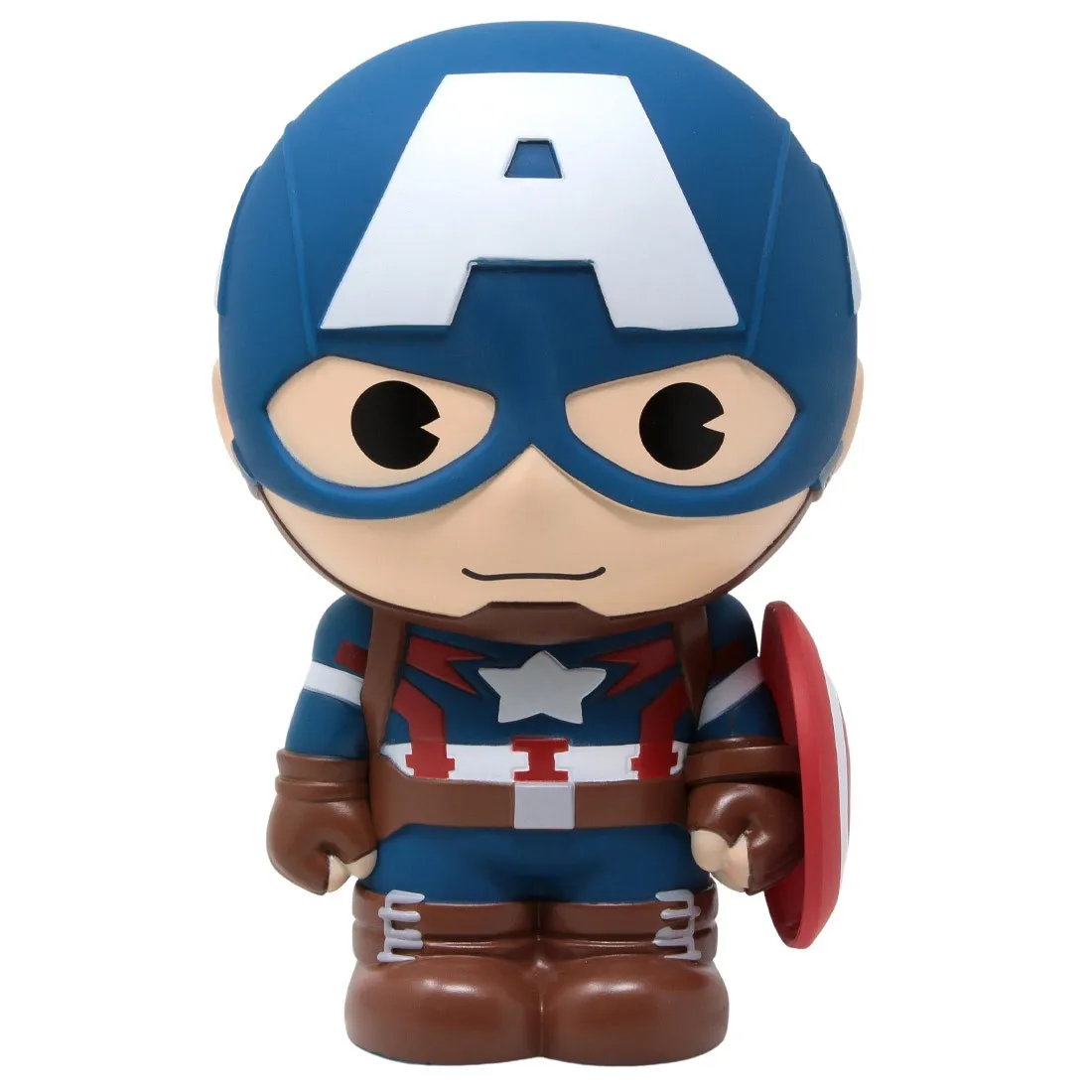 Monogram Marvel Avengers Captain America Figural Bust Bank (blue)