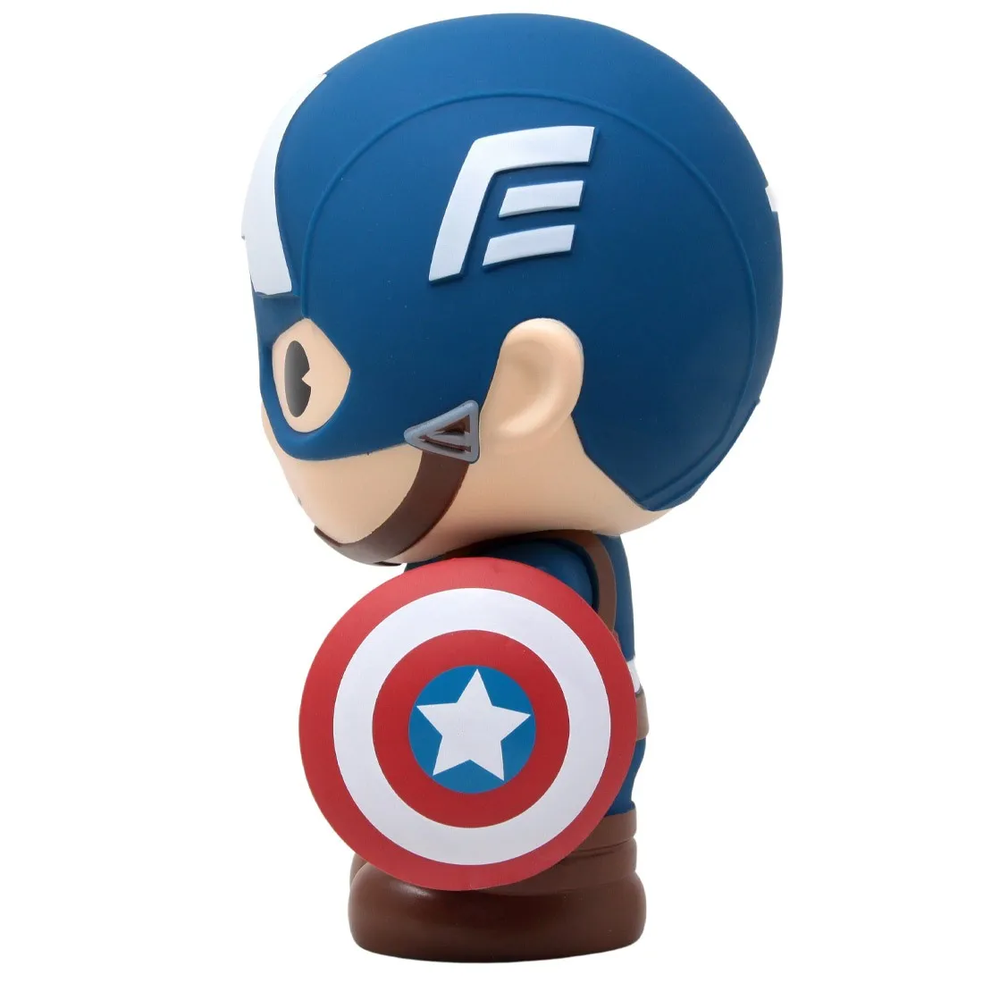 Monogram Marvel Avengers Captain America Figural Bust Bank (blue)