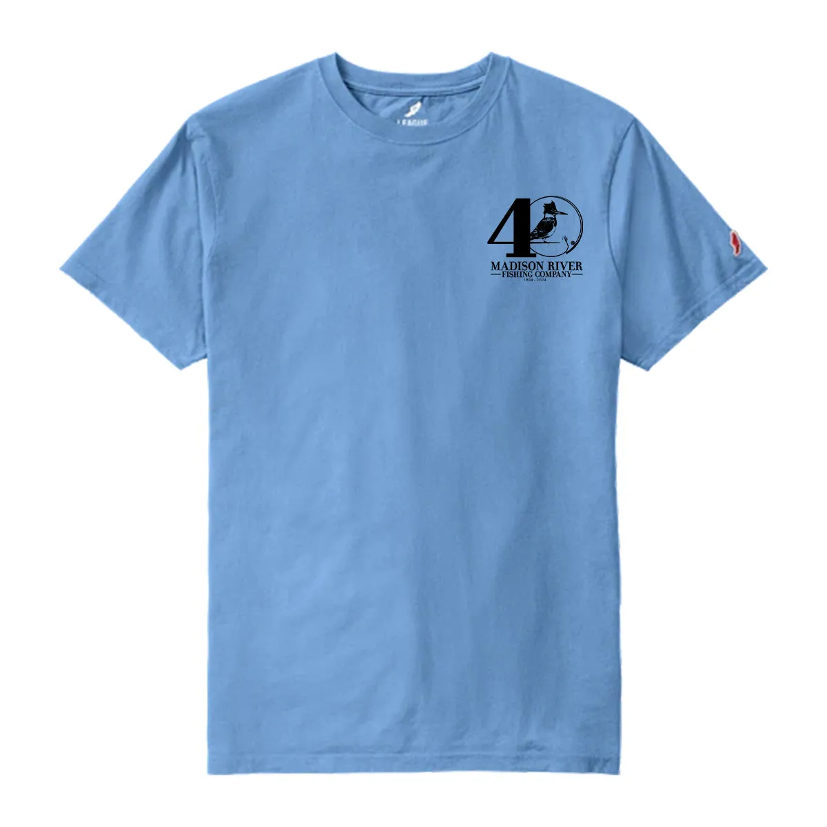 MRFC 40th Logo w/40th Chest Logo & MRFC on Back T-Shirt Heather Powder Blue