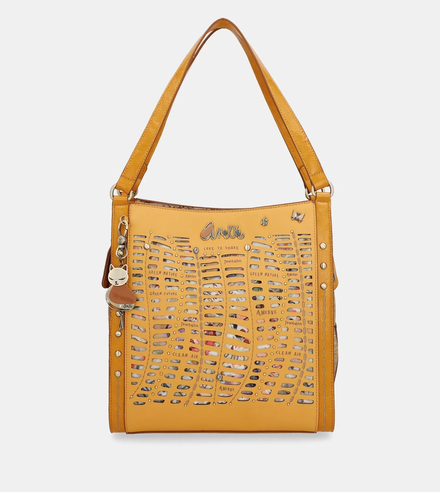 Nature Pachamama ochre crossbody bag