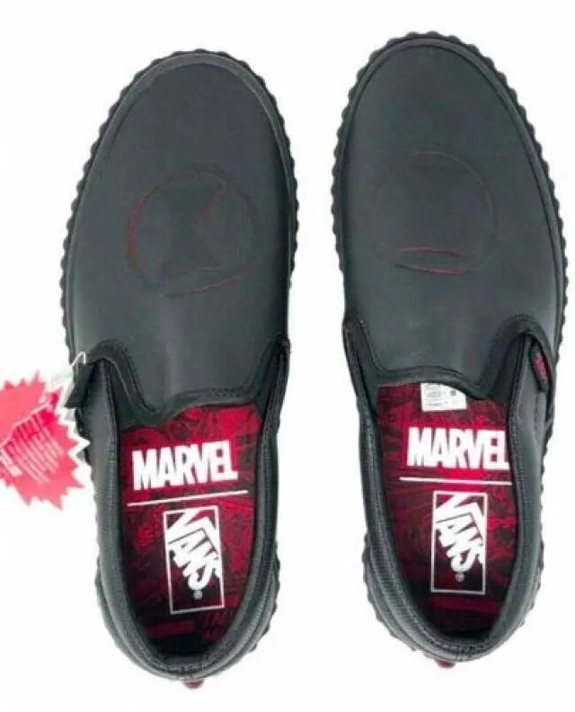 NEW Marvel x Vans Slip On Black Widow Avengers US Mens W...