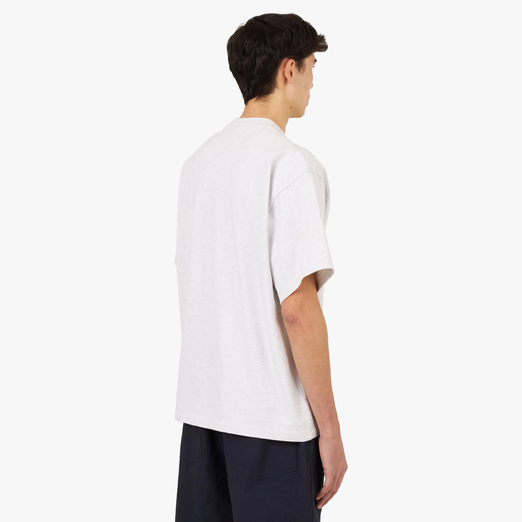 Nike Solo Swoosh T-shirt Birch Heather / White