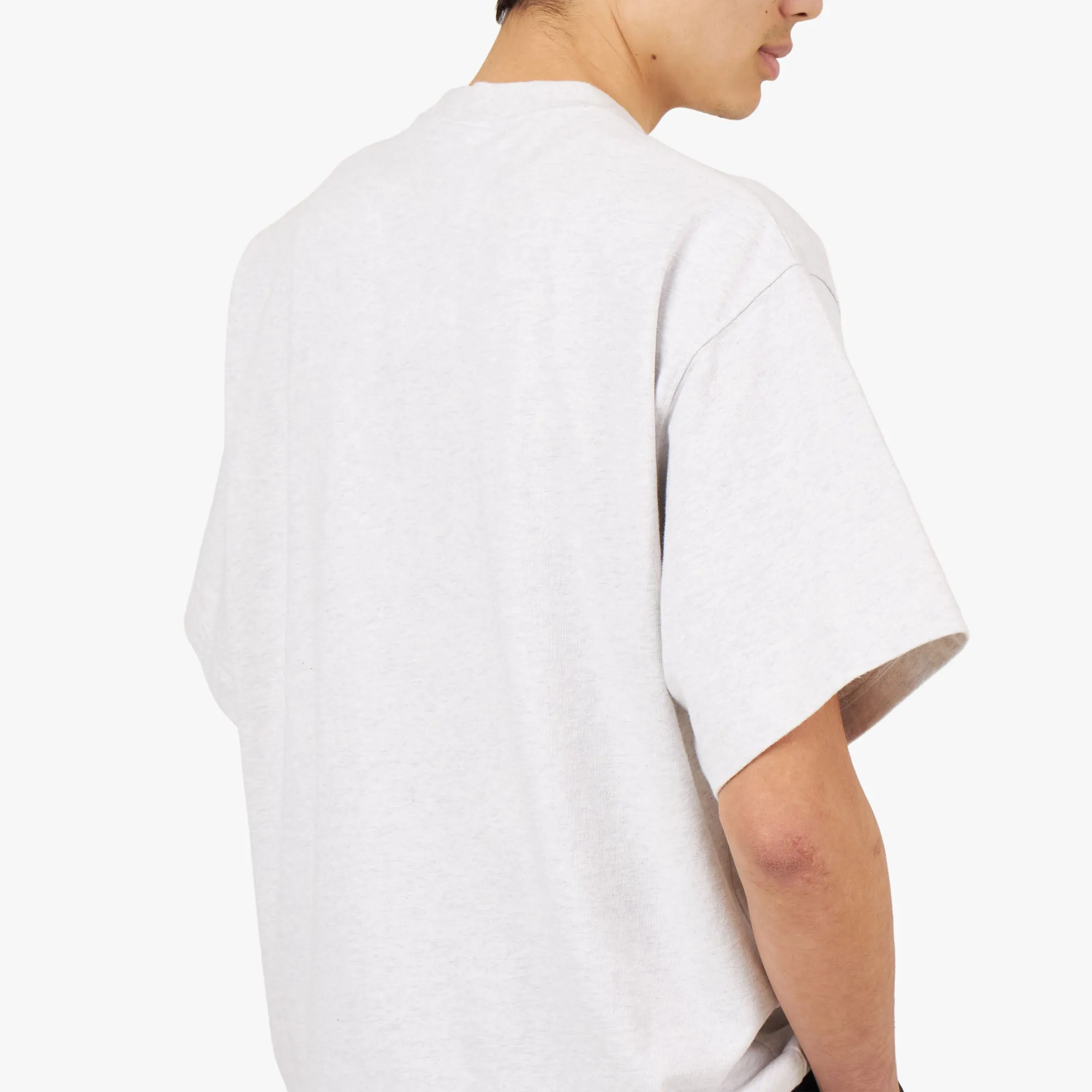 Nike Solo Swoosh T-shirt Birch Heather / White