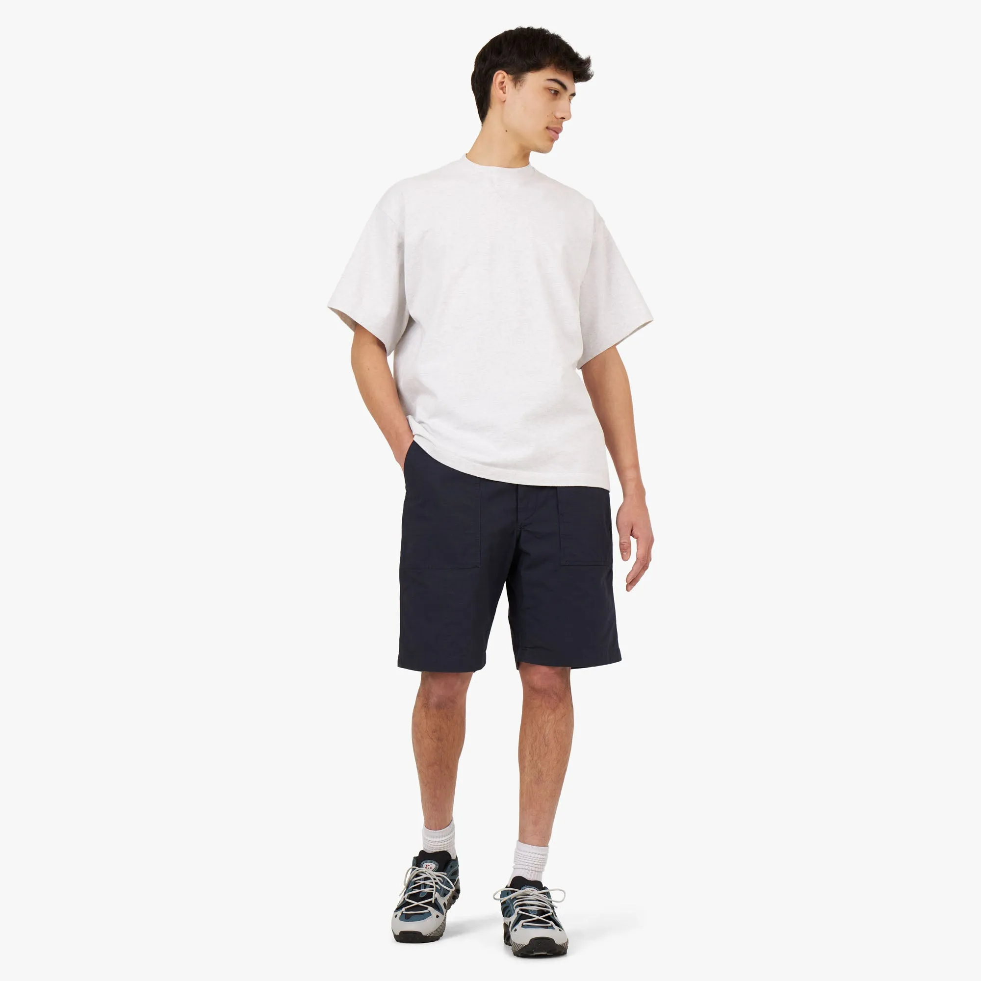 Nike Solo Swoosh T-shirt Birch Heather / White