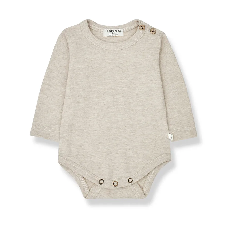 One + In the Family Enric Maud Ecru Body & Overall Outfit